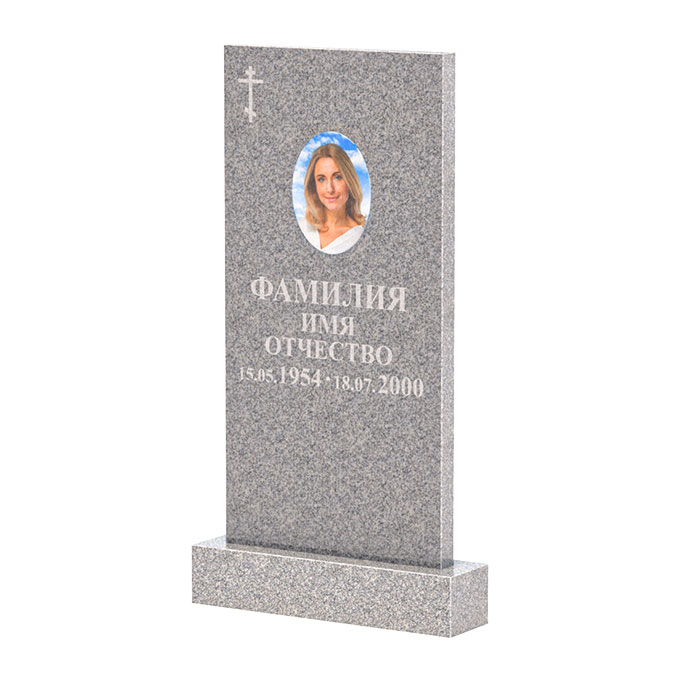 Памятники из цветного гранита в Воронеже | Памятник из Сибирского гранита прямой