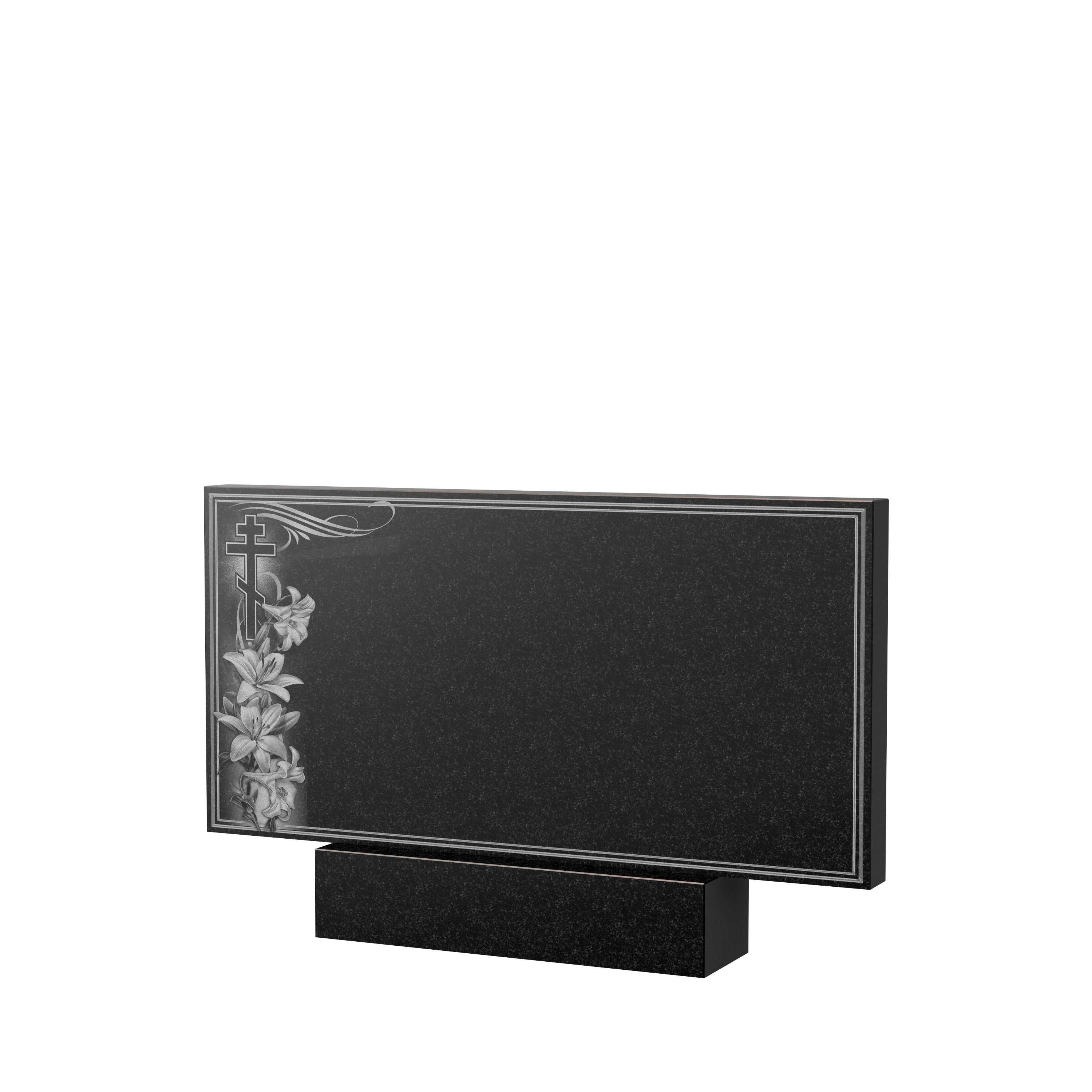 Художественное оформление памятника в Воронеже | Художественное оформление на гранитную стелу, рисунок ГХО-003