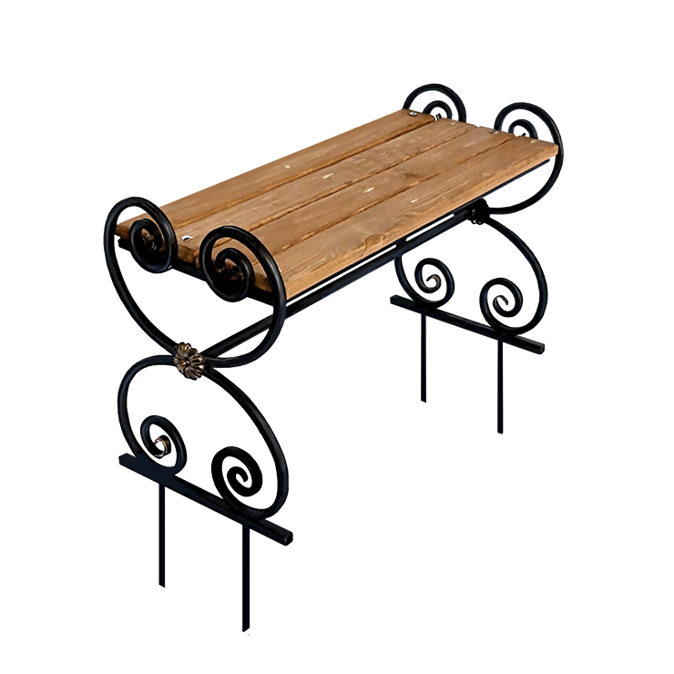 Кованые изделия в Воронеже | Кованая скамейка СТ.001