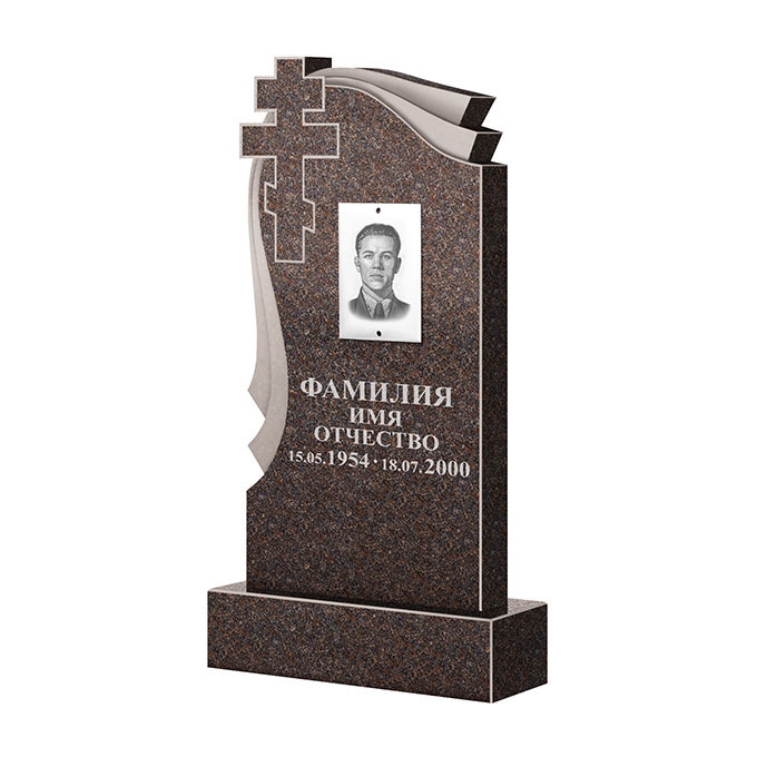 Гранитные памятники в Воронеже | Памятник из гранита Карел Brown ФГЦ-081
