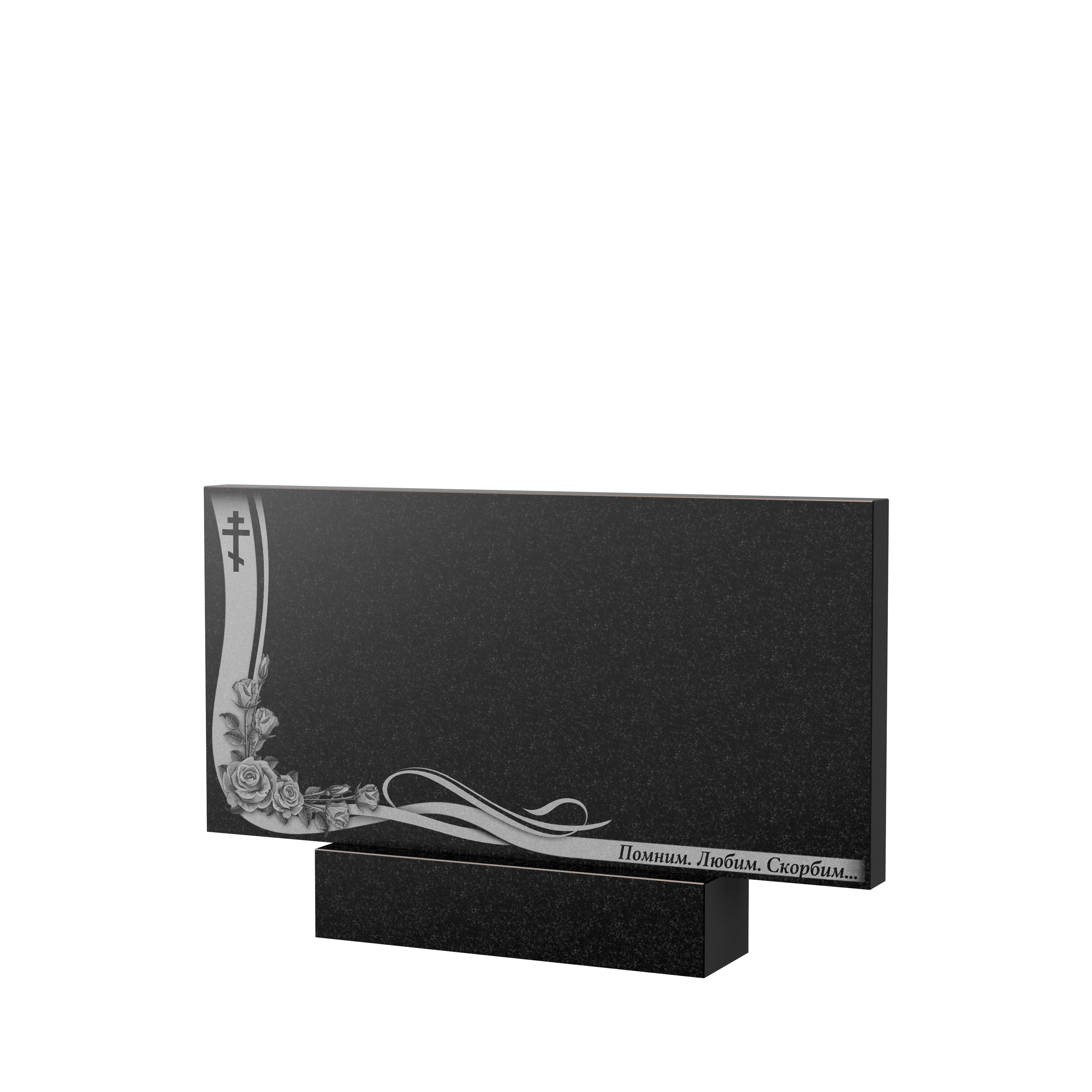 Художественное оформление памятника в Воронеже | Художественное оформление на гранитную стелу, рисунок ГХО-004