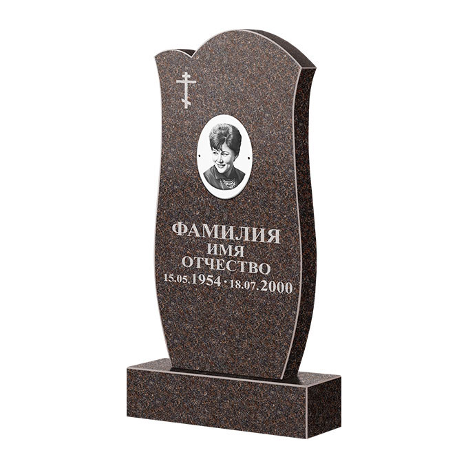 Памятники из цветного гранита в Воронеже | Памятник из гранита Карел Brown ФГЦ-039