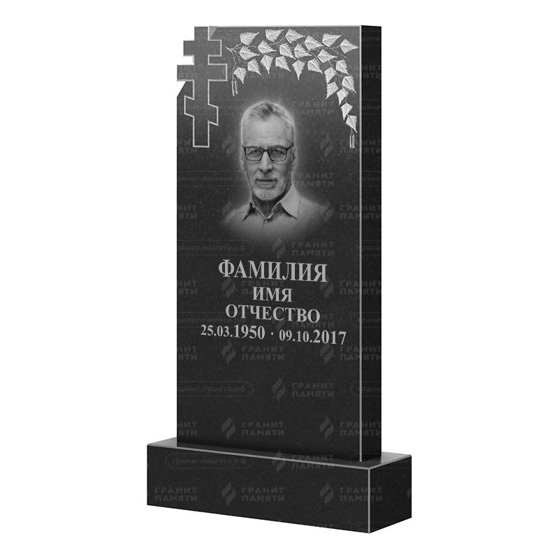 Памятники из гранита с деревом в Воронеже | Гранитный памятник ФГ-202