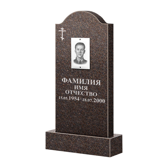 Памятники из цветного гранита в Воронеже | Памятник из гранита Карел Brown ФГЦ-012