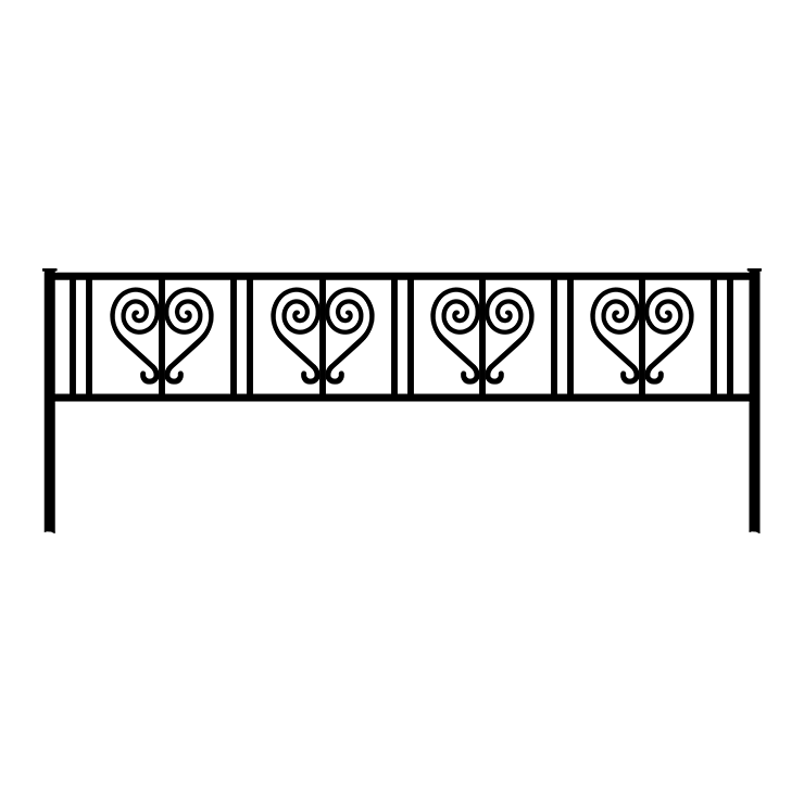 Кованые изделия в Воронеже | Кованая оградка ОГ.005
