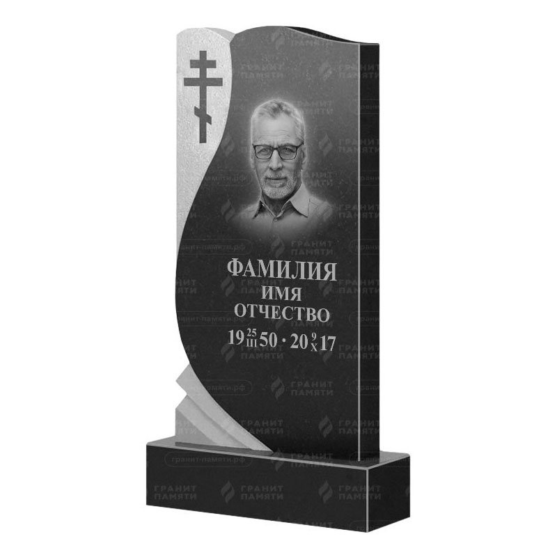 Памятники из гранита вертикальные в Воронеже | Гранитный памятник ФГ-169