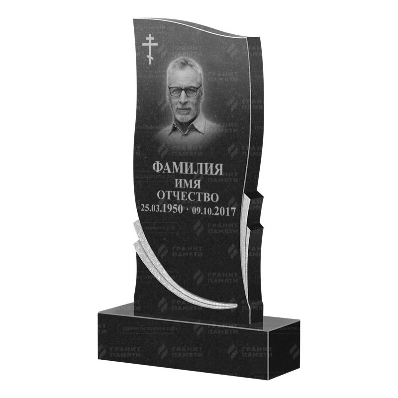 Памятники из гранита вертикальные в Воронеже | Гранитный памятник ФГ-044