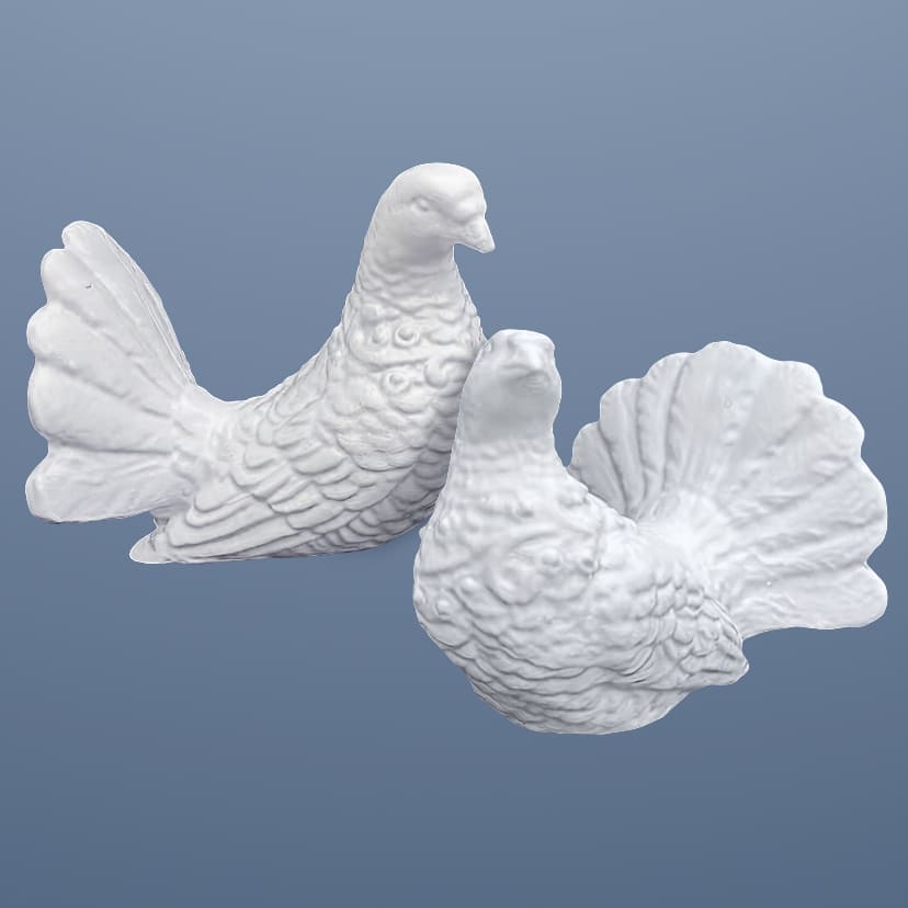 Скульптуры из искусственного мрамора в Воронеже | Голубь пара