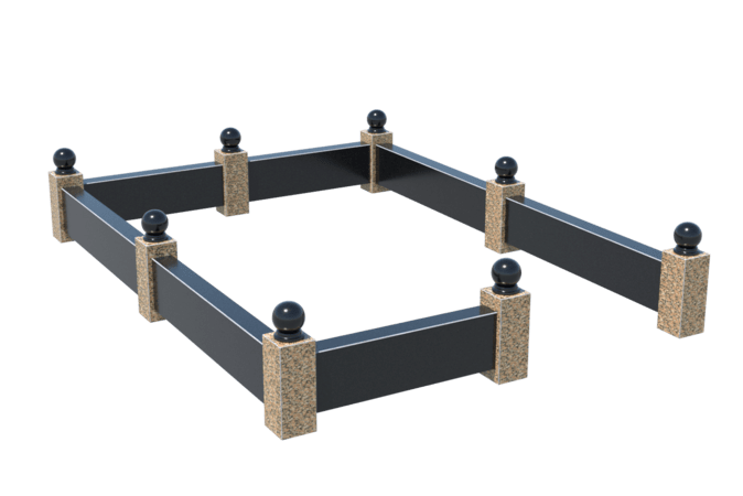 Цоколи на могилу в Воронеже | Цоколь на могилу №0036