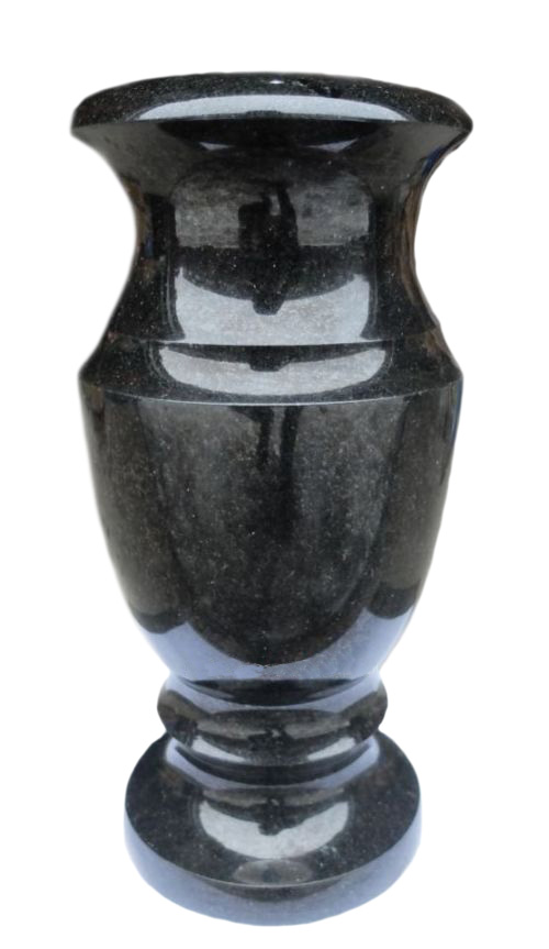 Вазы из камня в Воронеже | Ваза гранитная «Габбро 30»