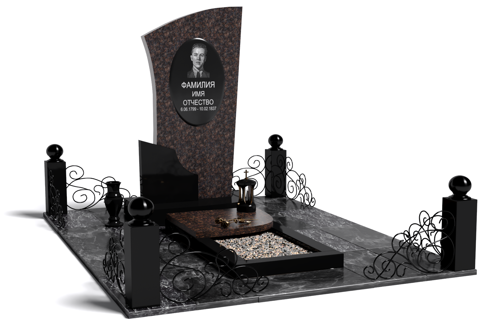 Одинарные мемориальные комплексы в Воронеже | Мемориальный комплекс №12