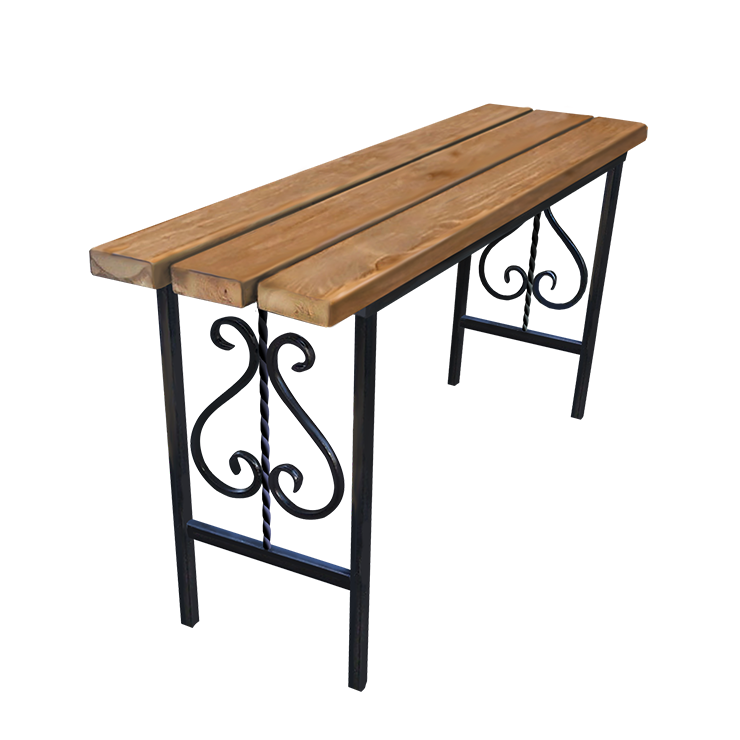 Кованые изделия в Воронеже | Кованая скамейка СТ.003