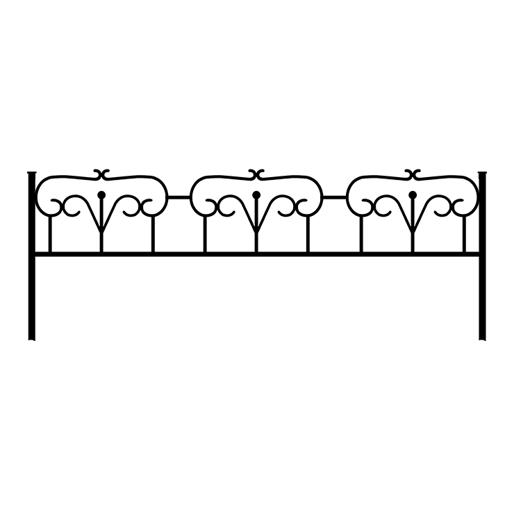 Металлические оградки, столы, скамейки в Воронеже | Оградка №2