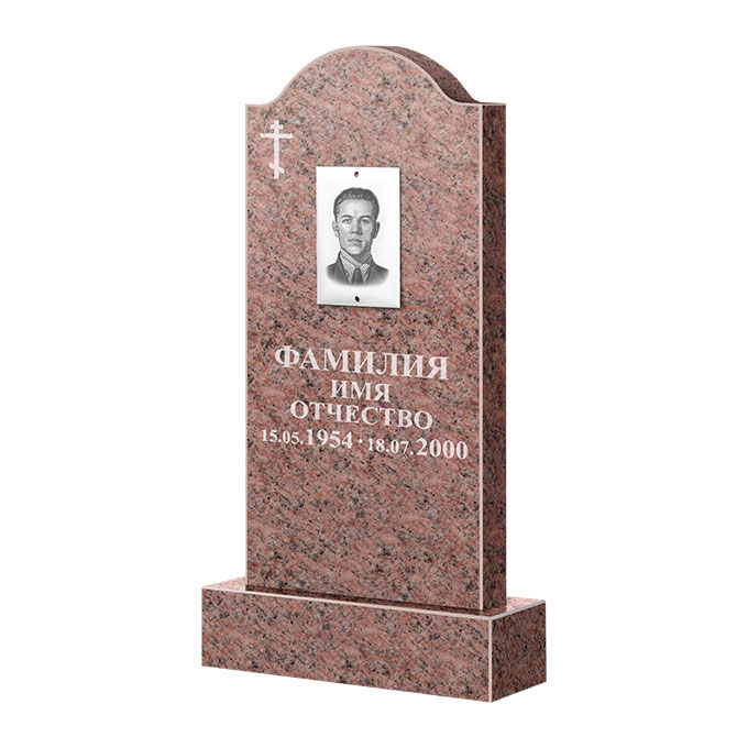 Памятники из цветного гранита в Воронеже | Памятник из гранита Розалия Pink ФГЦ-012