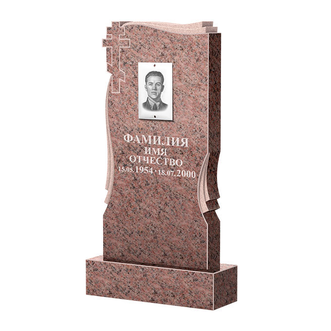 Гранитные памятники в Воронеже | Памятник из гранита Розалия Pink ФГЦ-185