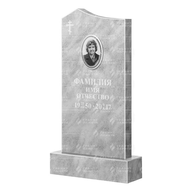 Бюджетные памятники в Воронеже | Мраморный памятник ФМ-008