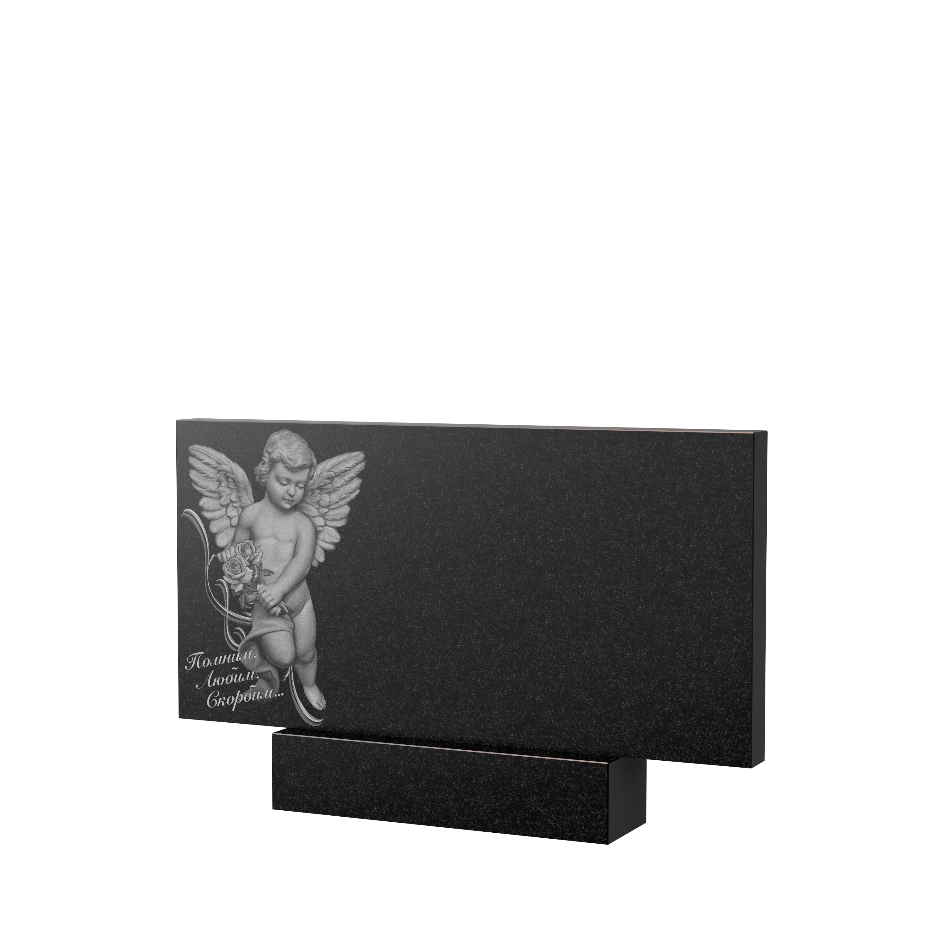 Художественное оформление памятника в Воронеже | Художественное оформление на гранитную стелу, рисунок ГХО-008