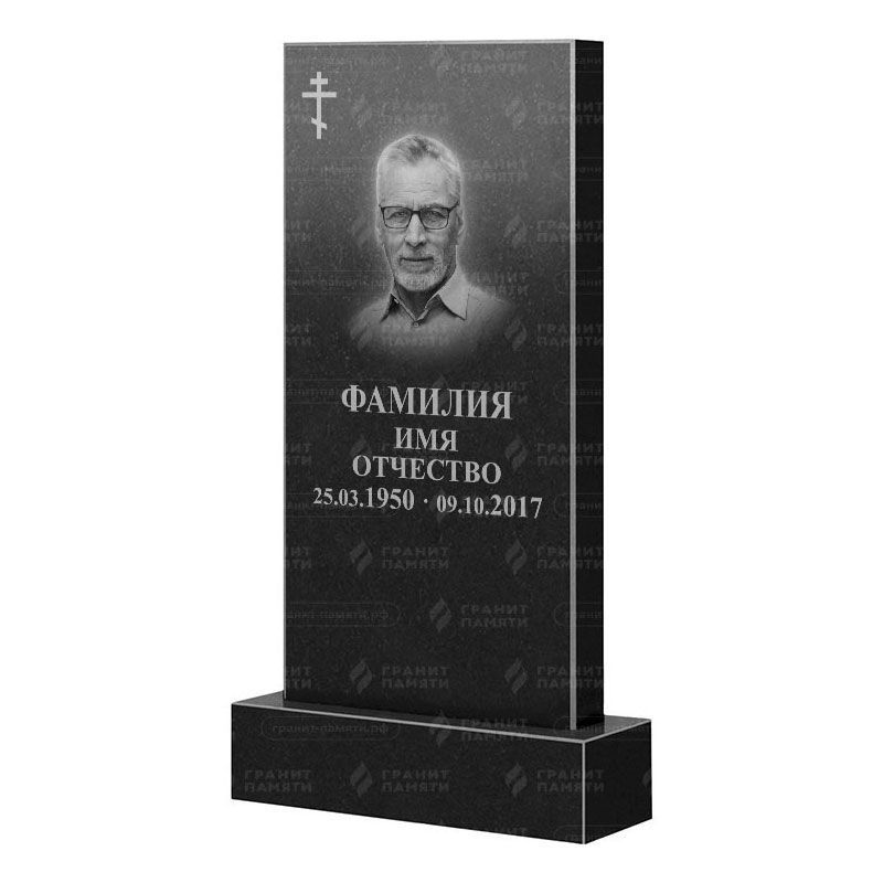 Памятники из гранита классические в Воронеже | Гранитный памятник Прямой