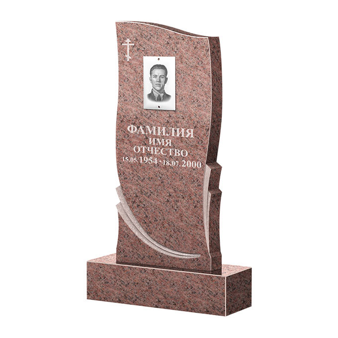 Гранитные памятники в Воронеже | Памятник из гранита Розалия Pink ФГЦ-044