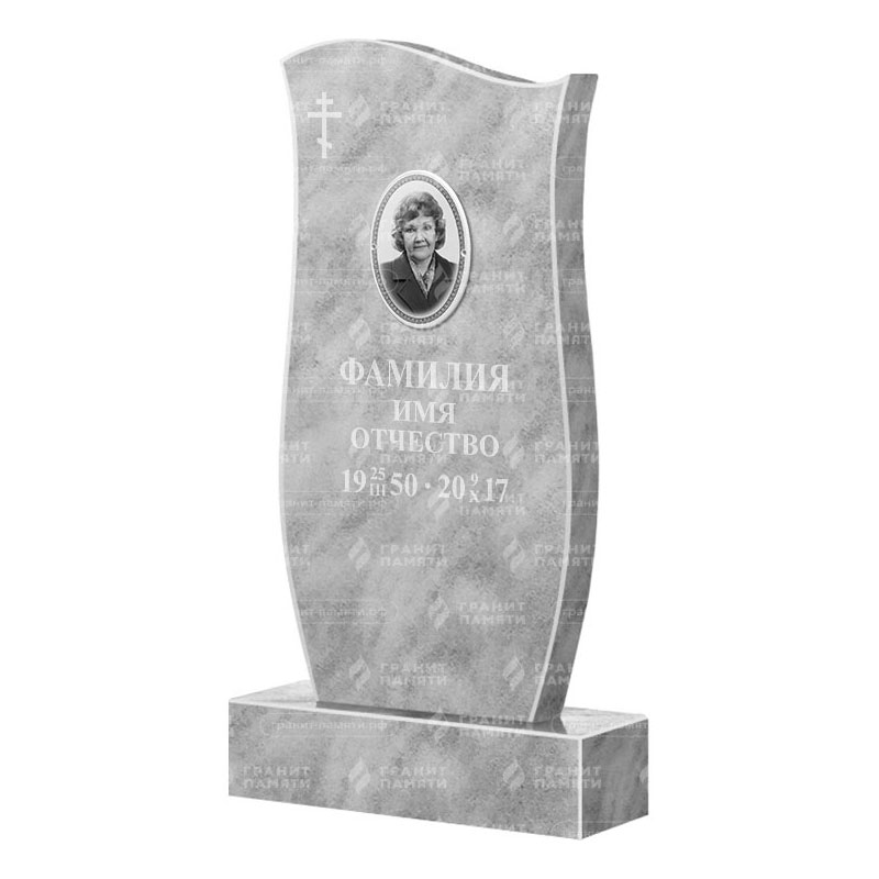 Бюджетные памятники в Воронеже | Мраморный памятник ФМ-033