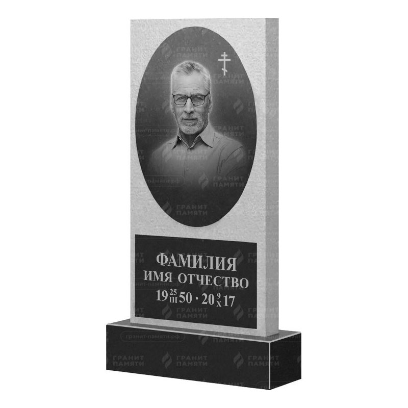 Памятники из гранита вертикальные в Воронеже | Гранитный памятник ФГ-166