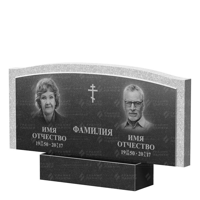 Памятники из гранита двойные в Воронеже | Двойной гранитный памятник ФГ-131