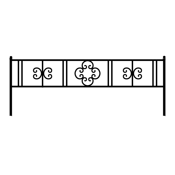 Кованые изделия в Воронеже | Кованая оградка ОГ.006