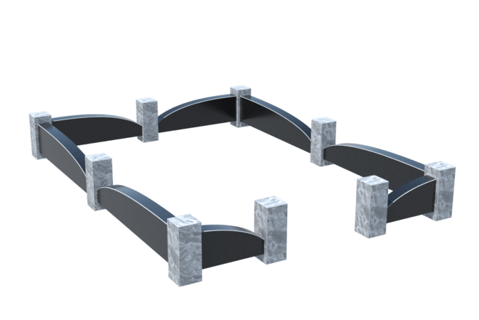 Цоколи на могилу в Воронеже | Цоколь на могилу №0041