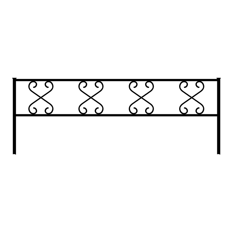 Металлические оградки, столы, скамейки в Воронеже | Оградка №1