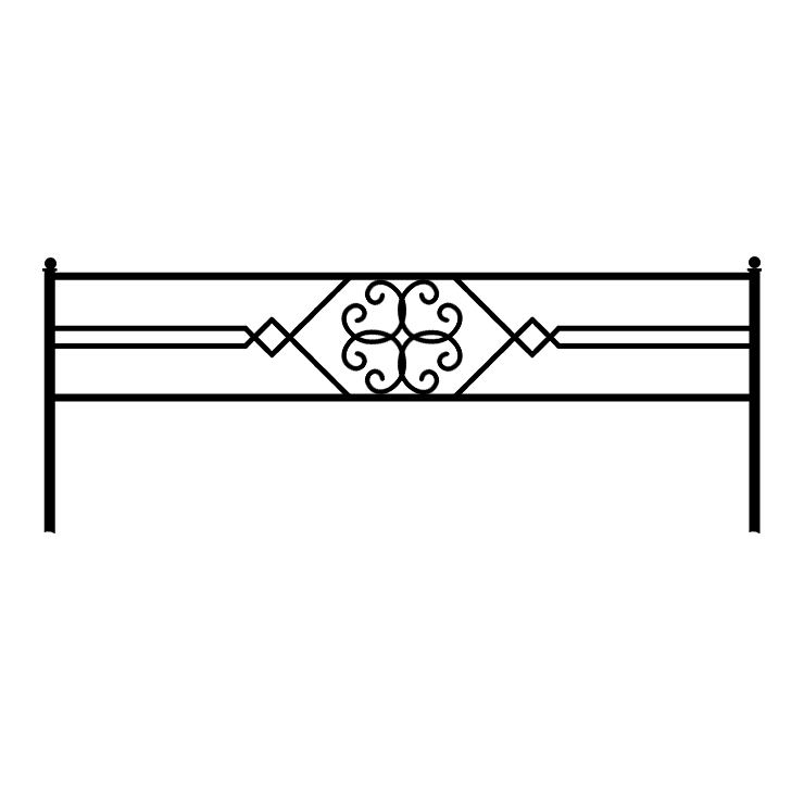 Кованые изделия в Воронеже | Кованая оградка ОГ.003